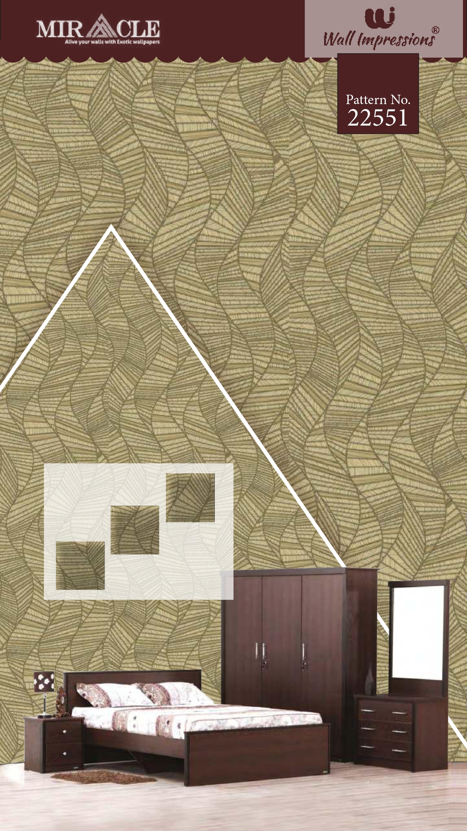 Vinyl Coated Paper Back Wallpaper