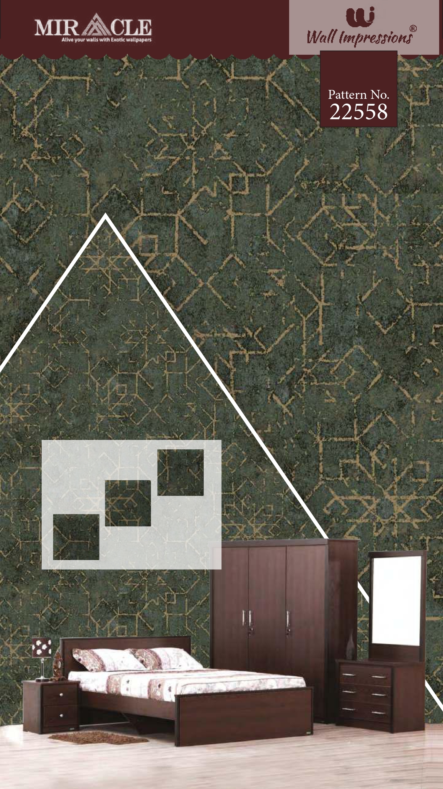 Vinyl Coated Paper Back Wallpaper