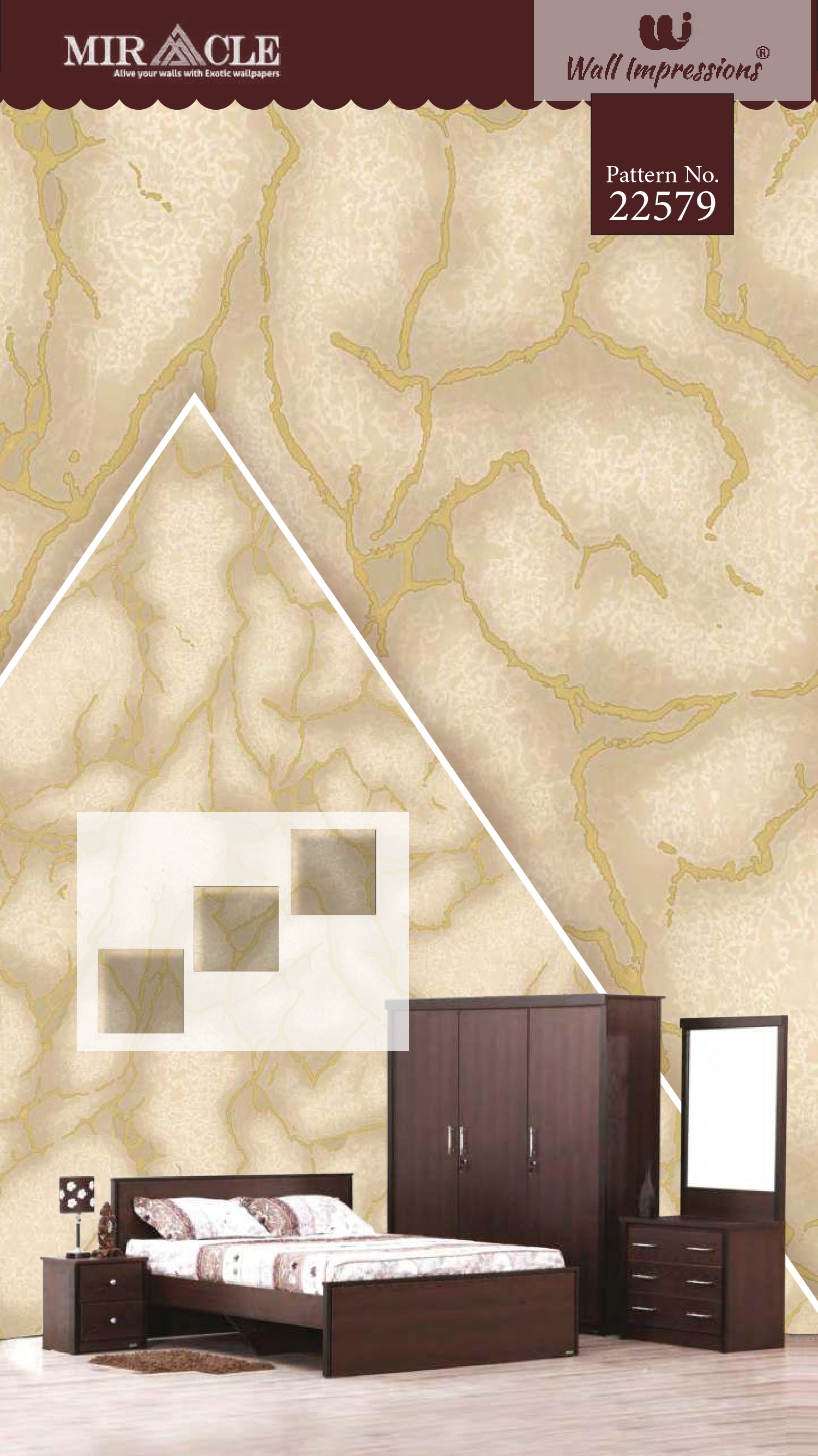 Vinyl Coated Paper Back Wallpaper