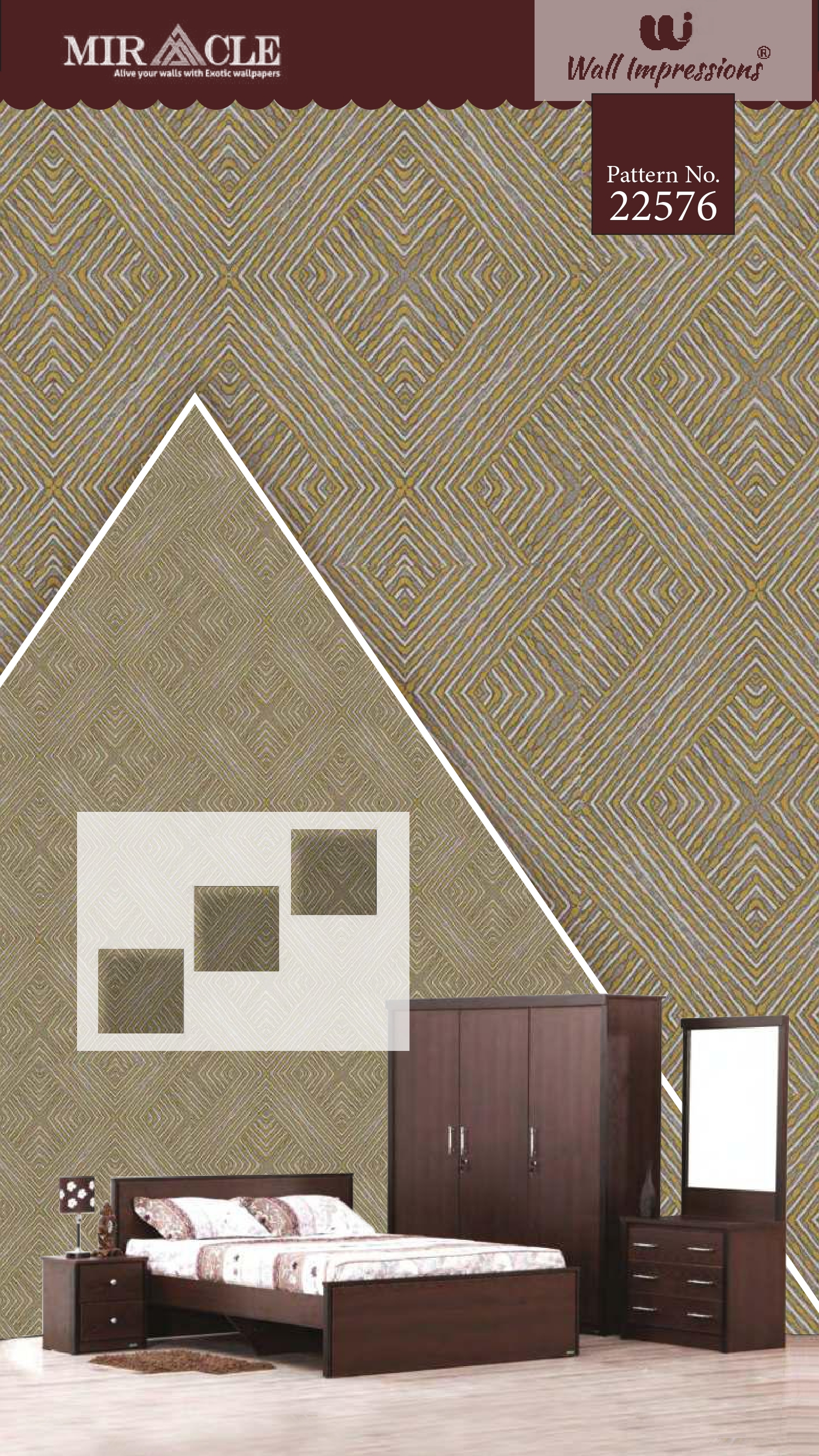 Vinyl Coated Paper Back Wallpaper