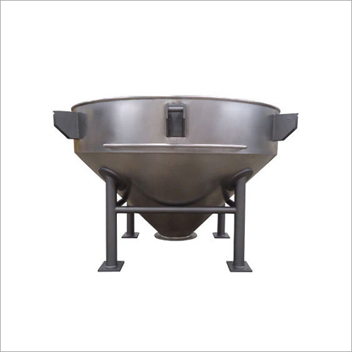 Stainless Steel Hopper - Polished Finish, Round Shape for Industrial Use | Corrosion Resistant, Ideal for Food and Beverage Applications