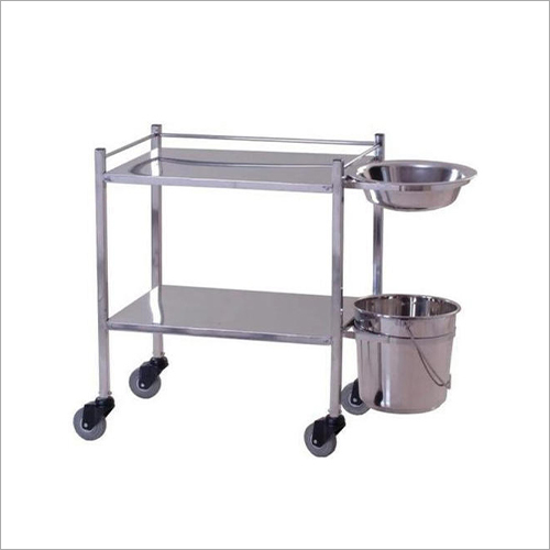 पोर्टेबल अस्पताल ड्रेसिंग ट्रॉली