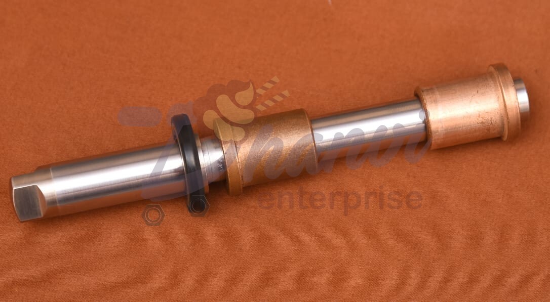 Softy Ice Cream Machine Air Pump Shaft With Bush Set - Color: Golden Sliver