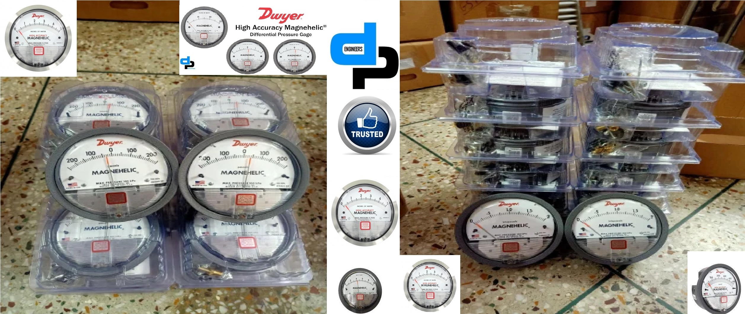 Dwyer Maghnehic Gauge In Kalna West Bengal- Dp Engineers Accuracy: 1 %