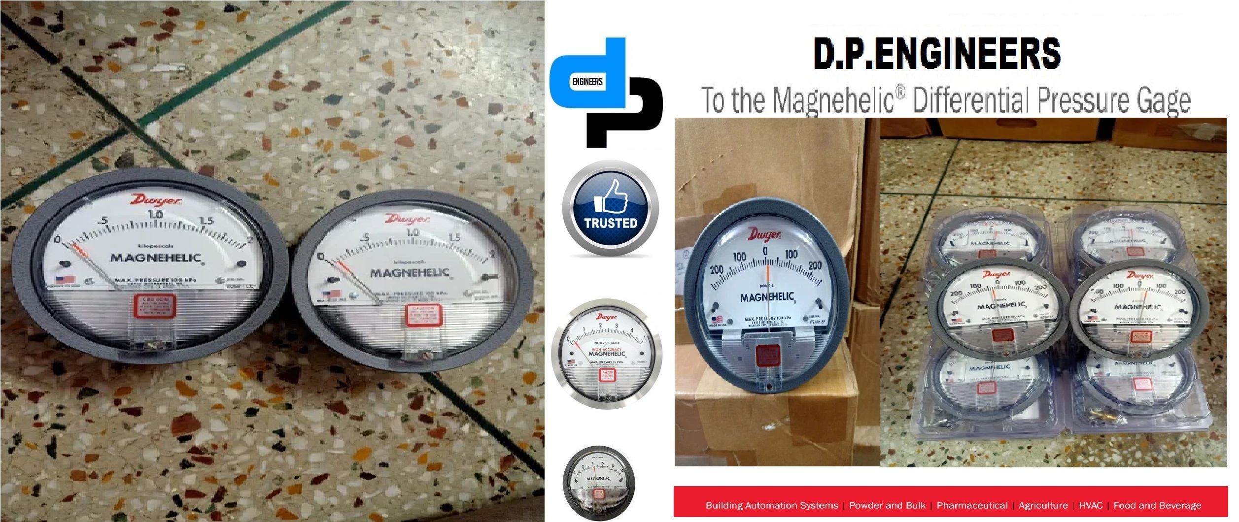 Dwyer Maghnehic Gauge In Kalna West Bengal- Dp Engineers Accuracy: 1 %
