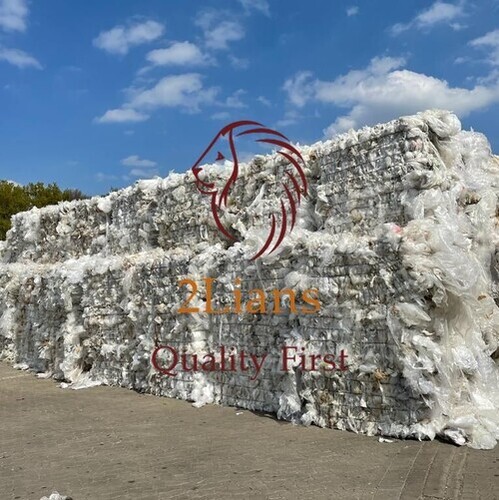 पॉलीइथिलीन टेरेफ्थेलेट एलएलडीपी और एलडीपीई फिल्म सॉर्टेड ट्रांसपेरेंट 70/30 प्लास्टिक स्क्रैप बिक्री के लिए