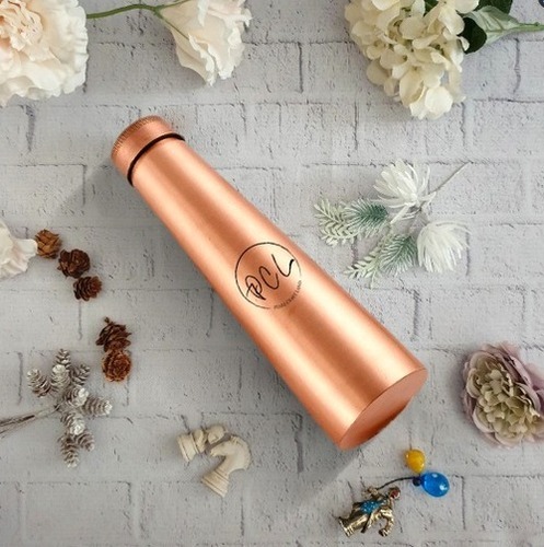 कॉपर टेपर बोतल की क्षमता: 1 लीटर/दिन