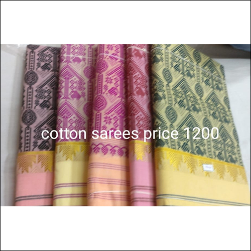 Multicolor Cotton Saree