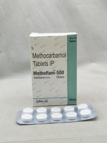 Methocarbamol Tablets - 500MG IP | Muscle Relaxant for Pain Relief, Supports Recovery from Muscle Strain and Spasm
