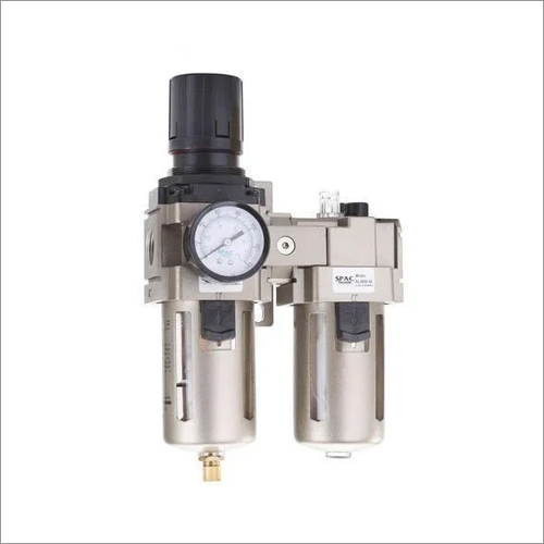 Pneumatic FRL Unit - Stainless Steel, Industrial Usage, Silver Finish | High Durability and Performance