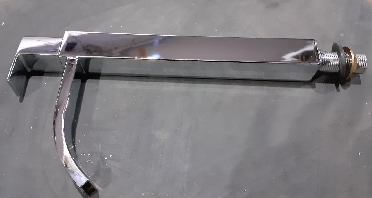 Pillar Cock - Stainless Steel, Glossy Finish | Silver Color, Unique Shape