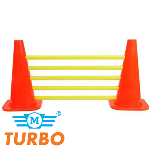 Mtst 15 Cone Hurdle 9 - Durable Plastic Material , 15-inch Height, Vibrant Red Color For Enhanced Visibility And Training Versatility