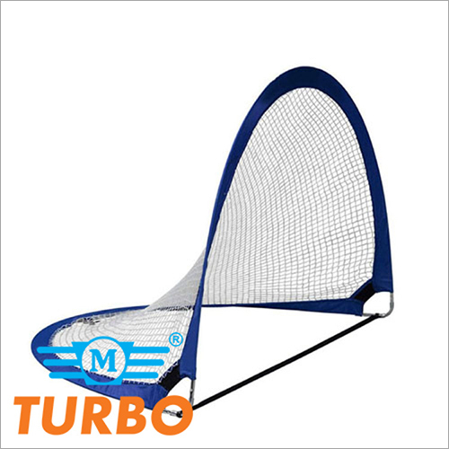 Mtst 48 Pop Up Goal - Aluminium And Fiber Build | Round Blue Design For Easy Setup And Portability