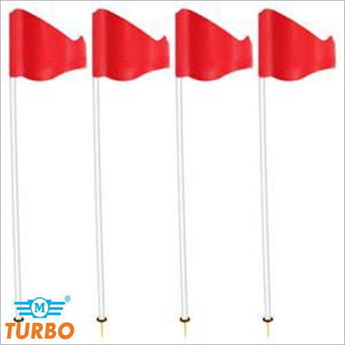 MTSA 01 Corner Flag Fixed - Durable PVC Material, Bright Red Color | Ideal for Outdoor Use, Enhanced Visibility for Games and Events