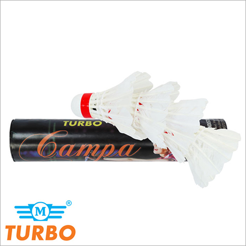 MTBM 20 Shuttle Cock - Feather Design | White Color, Round Shape