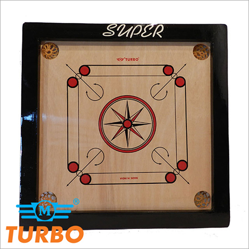 Square Mtcb 20 Carrom Board  1.5 X 1.5 Inch Border Large