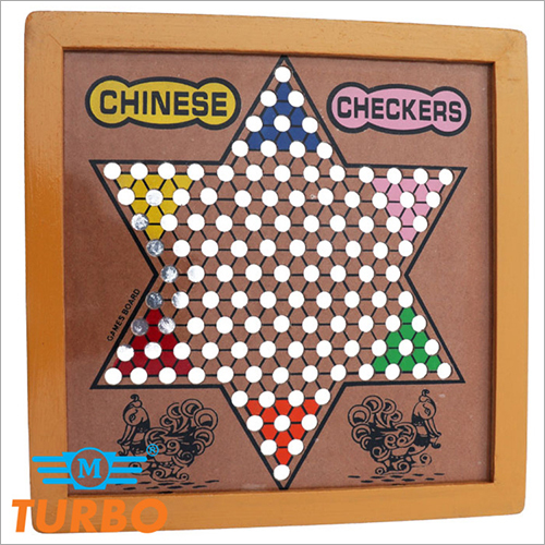 MTBG 01 Chinese Checker - Fiber Material, Square Shape | A Durable and Versatile Game Board for Engaging Family Entertainment