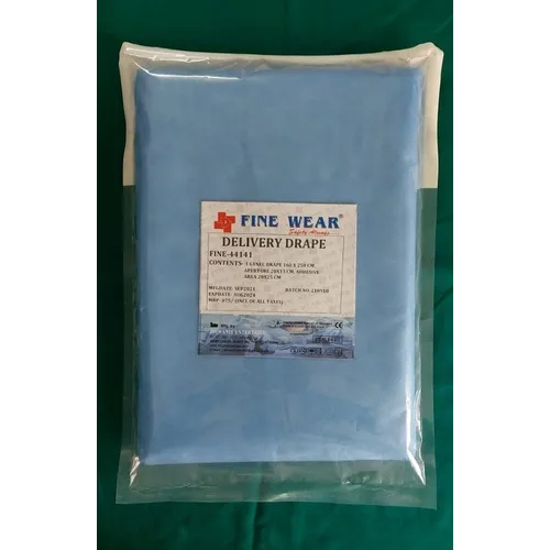 Delivery Drape - Color: Medical Blue