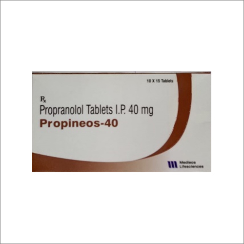 40mg Propranolol Tablets Ip Dry Place