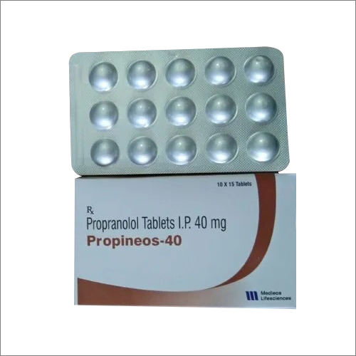 40mg Propranolol Tablets Ip Dry Place