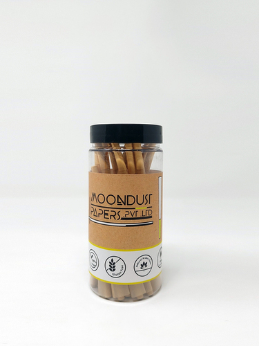 50 प्री रोल्ड कोन का अनब्लीच्ड कस्टम पैक