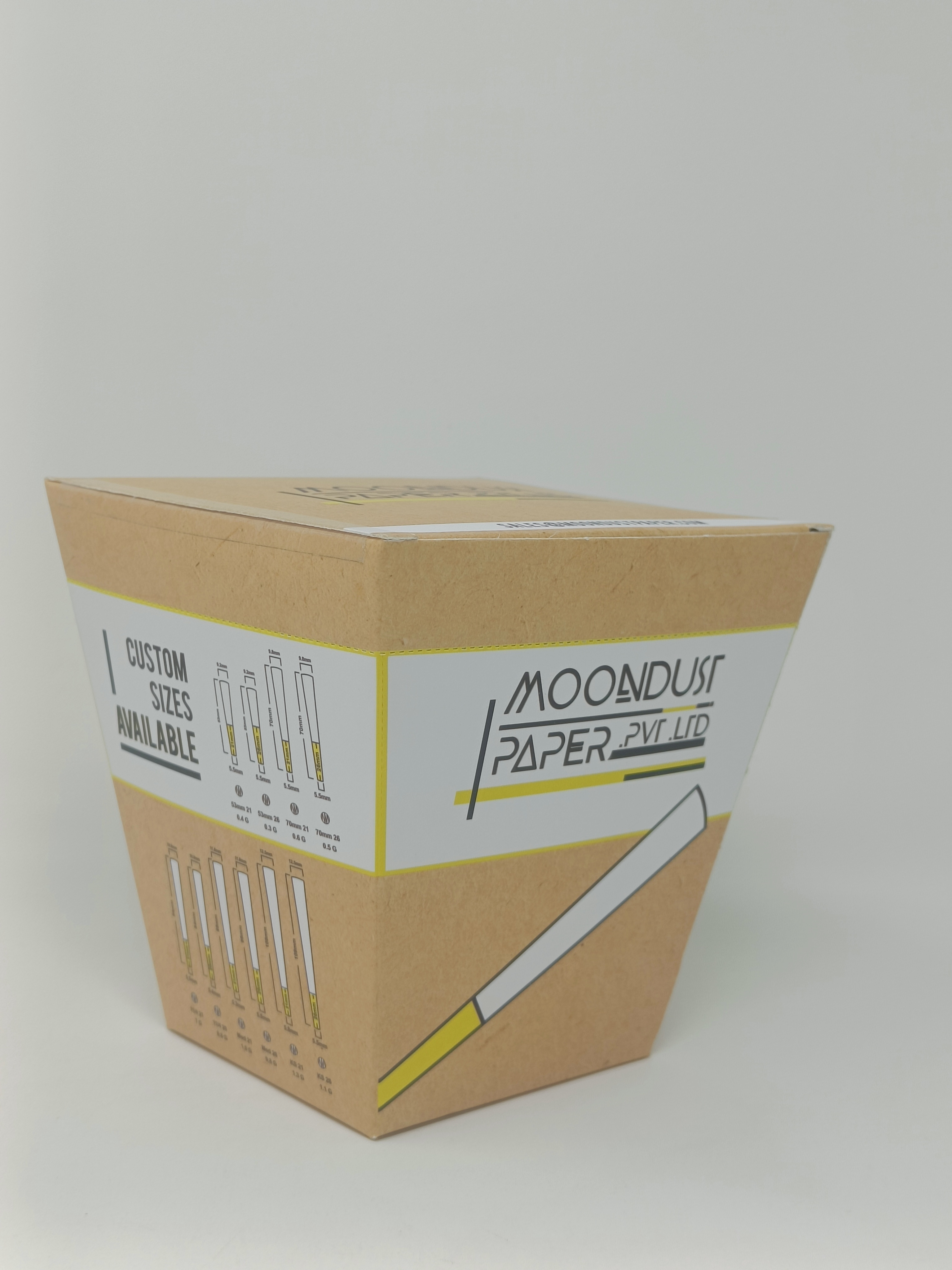 Unbleached Custom Pack Of 56 Pre Rolled Cones