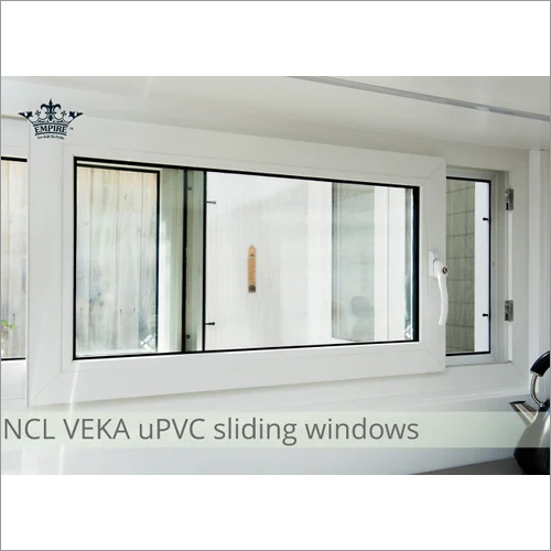 Upvc Sliding Door And Windows - Color: Silver