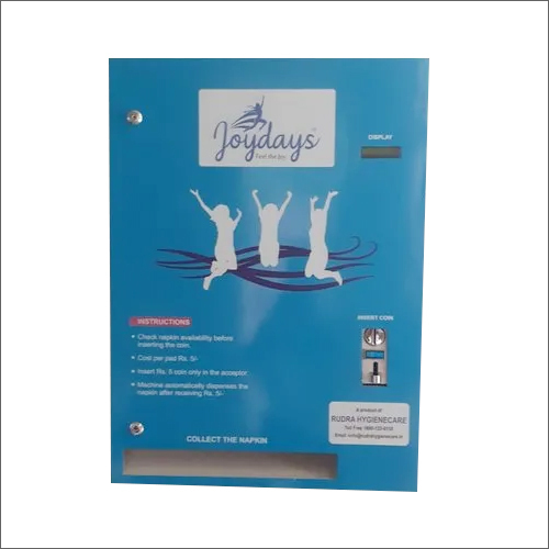 ब्लू कॉइन ऑपरेटेड नैपकिन वेंडिंग मशीन
