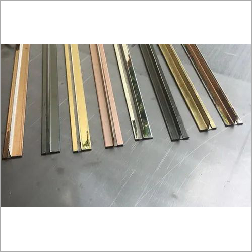 सिल्वर स्टेनलेस स्टील टी प्रोफाइल पट्टी