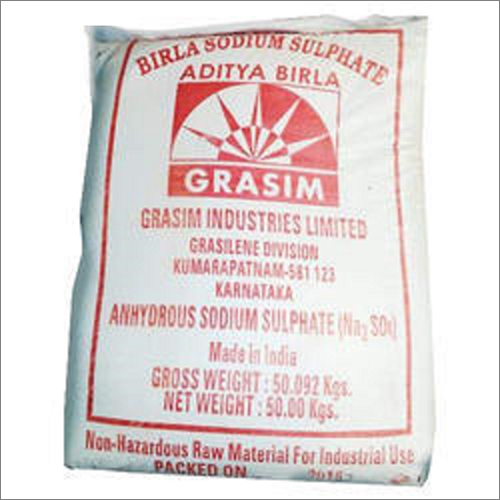 50 Kg Grasim Sodium Sulphate Anhydrous Application: Industrial