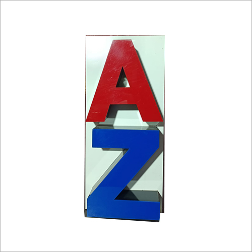 Acp Frontlit Signage Board - Stainless Steel, Different Sizes, Red & Blue | Rust-free, Corrosion-resistant, Waterproof, Attractive Display