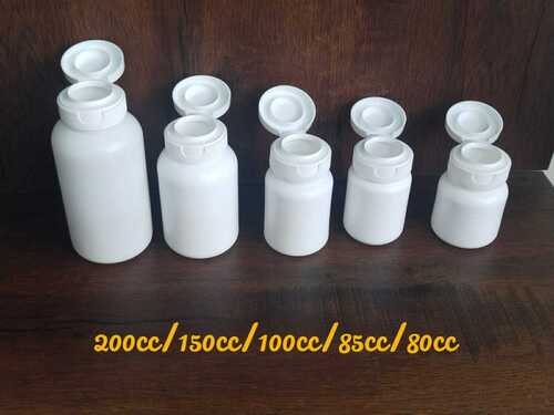 व्हाइट एचडीपीई टैबलेट जार