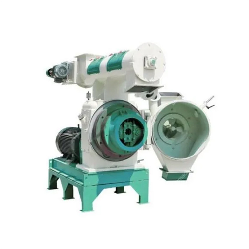 Automatic Pellet Making Machine - Mild Steel, Die Ring Diameter 880 mm, Motor Power 350 HP | Features: Automatic Operation, 400 kg/h Capacity, 380 V Power Supply, Painted Surface Treatment, Industrial Usage, Warranty Included