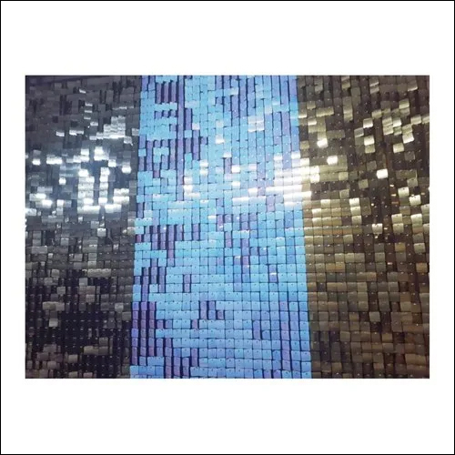 आउटडोर सेक्विन और कनेक्टर क्लिप के साथ क्रिस्टल सेक्विन पैनल