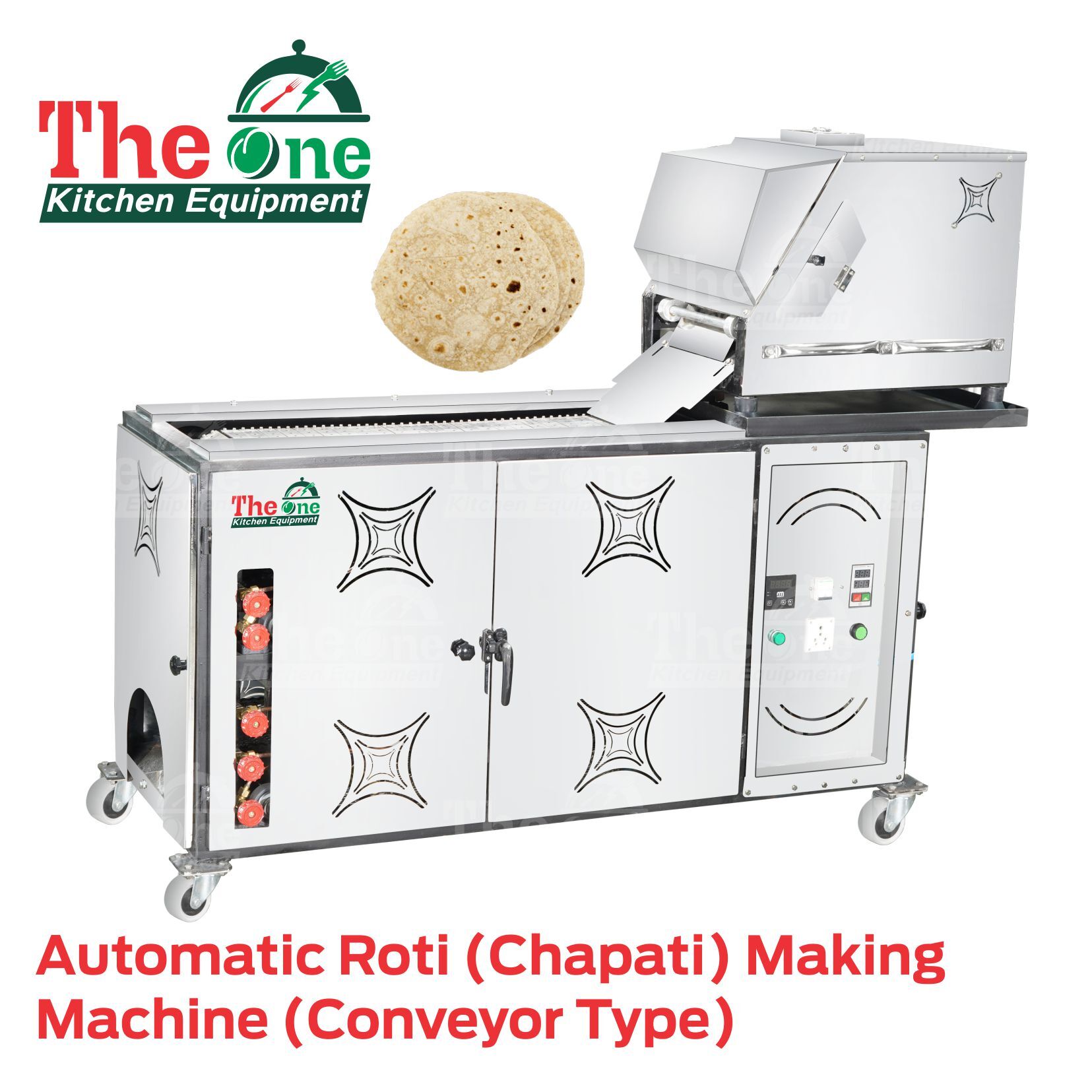 Silver Automatic Roti Making Machine