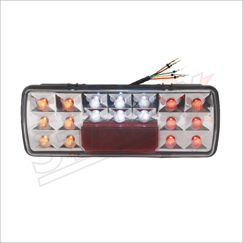 Tail Light Assy Bharat Benz - 12-24V Voltage | Waterproof Design, 5-Year Lifespan, 1-Year Warranty, Enhanced Durability