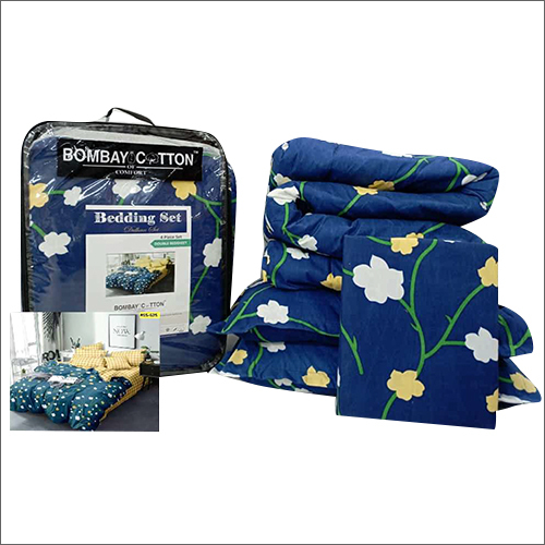 Floral Print Heavy Glace Cotton Bedding Set - Customized Size , High Quality Material for Cozy Winters | Perfect Gift for Weddings, Anniversaries, Housewarmings