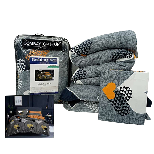 230 x 230 cm 4 Piece Bedding Set - Customized Cotton Blend , High Quality Material with Various Color Options for Commercial Use
