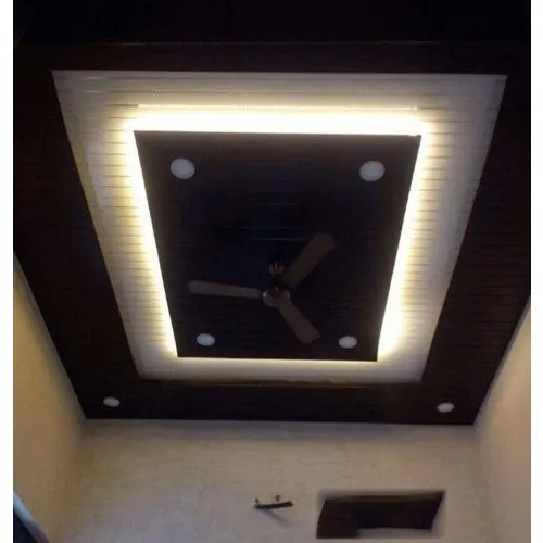 PVC False Ceiling Service - 8mm Thickness, Customizable Dimensions | White Matte Finish, Lightweight Design, Professional Installation