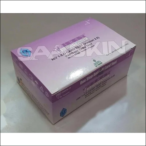 FIRST RESPONSE HIV 1 - 2.0 Rapid Test Kit, 100% Sensitivity & Specificity | Rapid Result in 15-25 Minutes, 30 Reactions per Kit