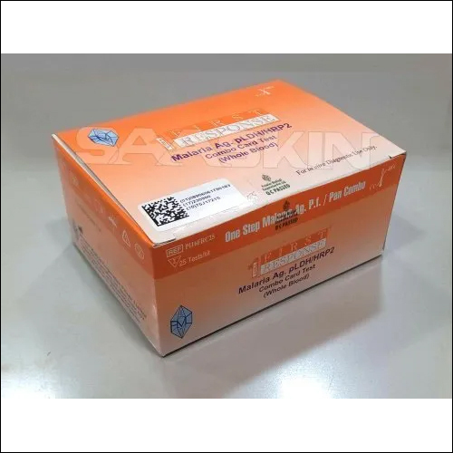 First Response Malaria Ag. Pldh Hrp2 Combo Card Test - Use: Hospital