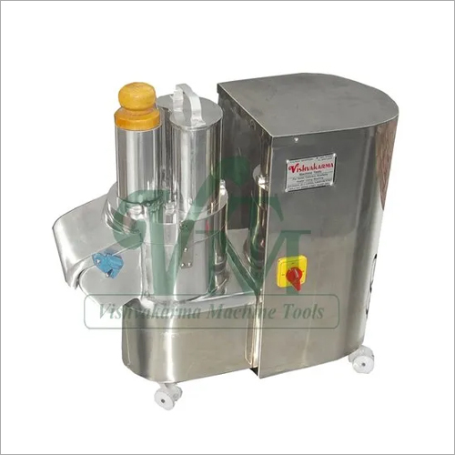 Vegetable Cutting Machine - Stainless Steel, 1-500 Power Consumption | Electric, No Installation Needed, Ideal for Hotel and Home Use