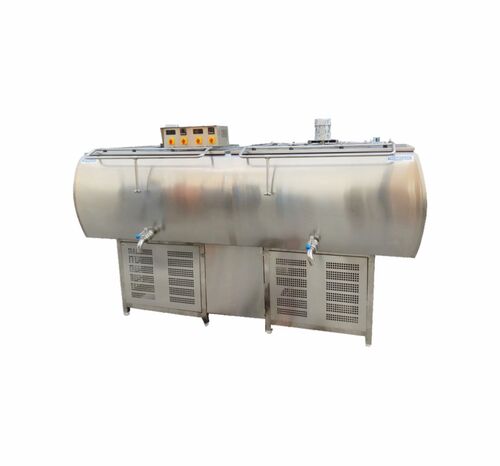 Silver Bulk Milk Cooler  1000 Liter