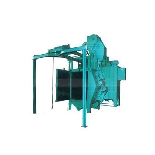 Blue Casting Iron Hanger Shot Blasting Machine