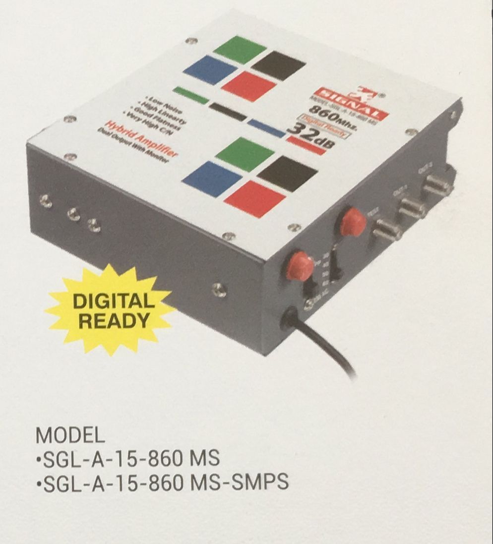 White Hybrid Amplifier Metal Body