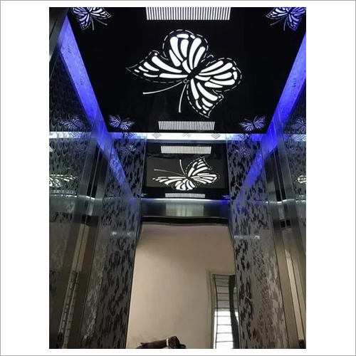 स्टेनलेस स्टील बटरफ्लाई डिज़ाइन पैसेंजर एलेवेटर