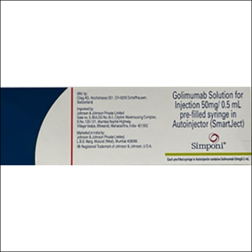 गोलिमैटेब सॉल्यूशन इंजेक्शन 50Mg के लिए अनुशंसित: डॉक्टर