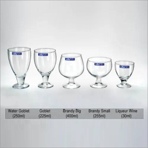 255 ml Brandy Small Glass - 255ml Capacity | Transparent Glass Material