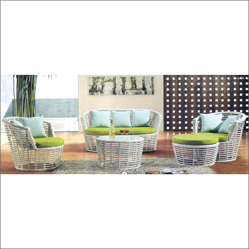 Durable Outdoor 3 Seater Wicker Sofa Set