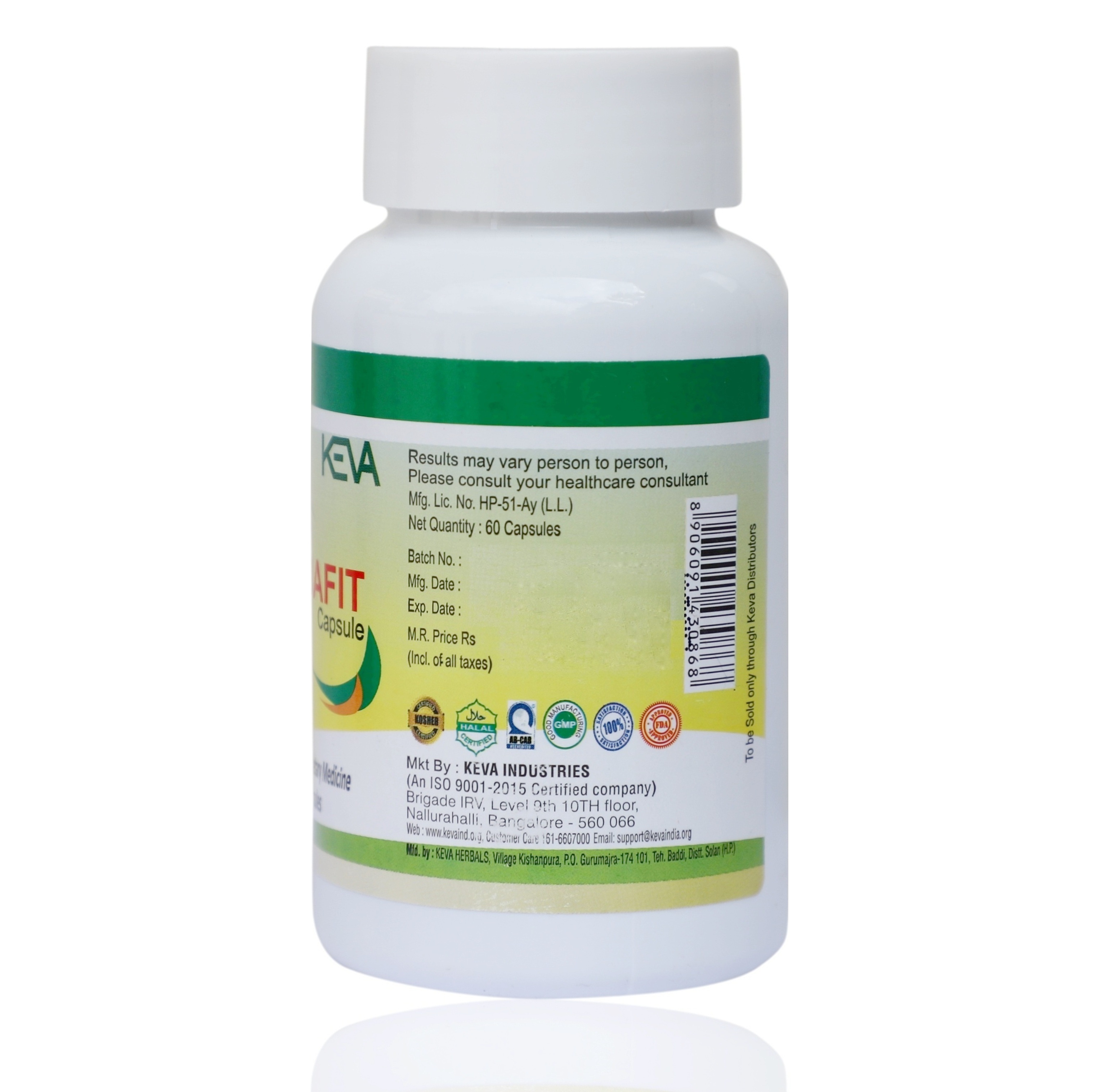 Diabafit Capsules Age Group: For Adults